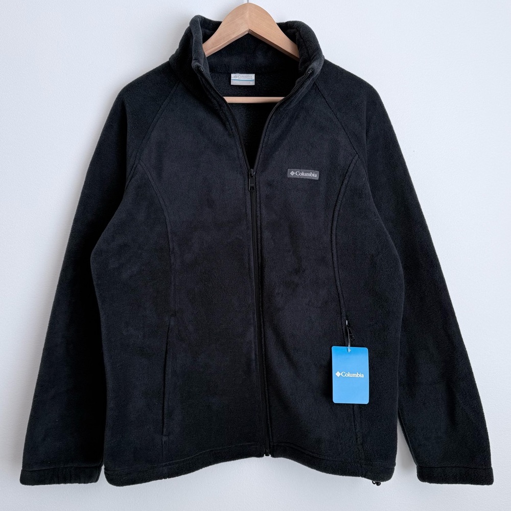 Columbia Sport Women's Benton Springs Fleece Jacket, Full Zip, Pockets, 1X